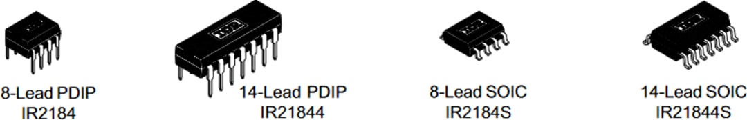 Mechanical Drawing - Infineon Technologies IR2184x Half-Bridge Drivers