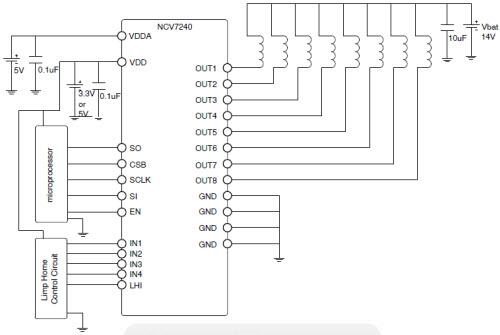 onsemi NCV7240 Gate Driver