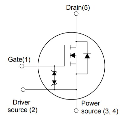 Schematic - STMicroelectronics STL25N60M2-EP N-Channel Power MOSFET