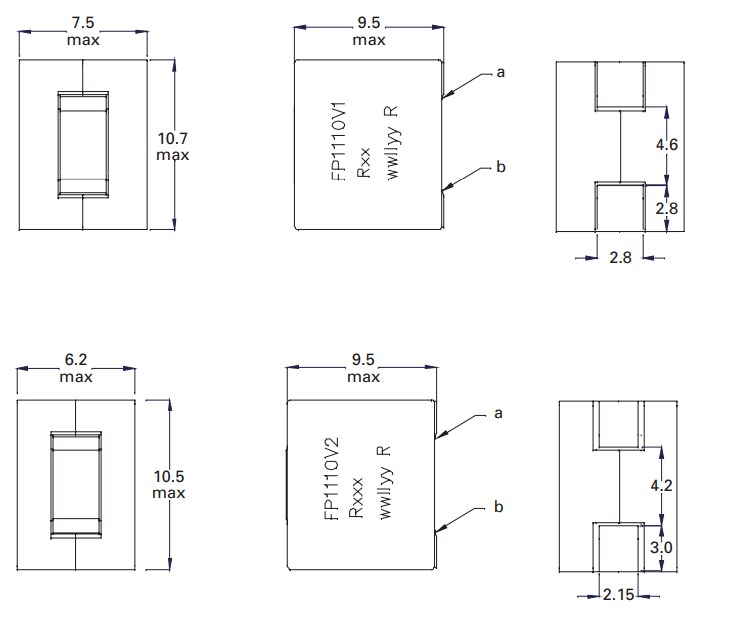 Eaton Electronics FP1110V Flat-Pac Power Inductors