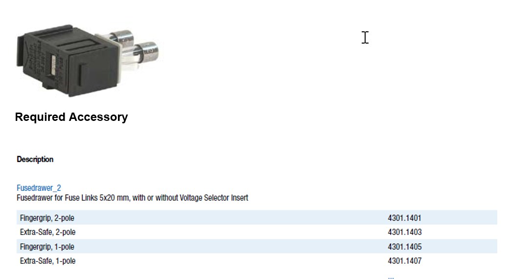 Schurter KMF Compact Power Entry Modules