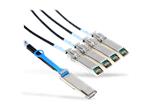 Amphenol Cables on Demand 100G QSFP28 to 4x SFP28 Splitter Cables