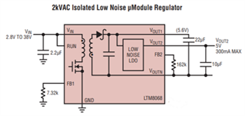 Analog Devices Inc. LTM8067 & LTM8068 μModule® DC/DC Converters