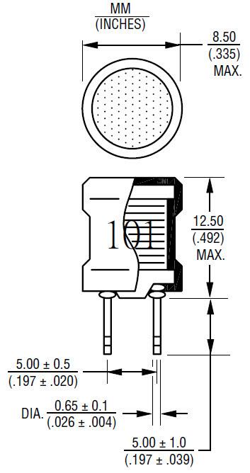 Bourns RLB0913 Radial Leaded Non-Shielded Inductors