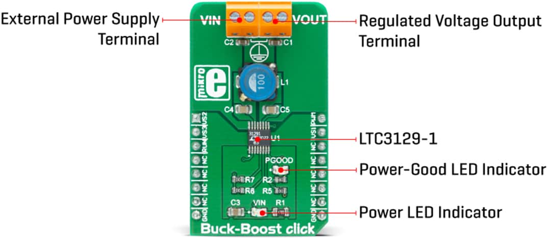 Mikroe Mikroe-2806 Buck-Boost click