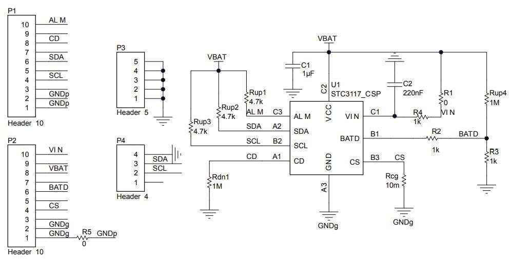 STMicroelectronics STEVAL-ISB017V1 STC3117 Evaluation Board
