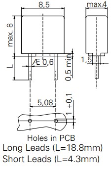 Littelfuse 396 Series Radial Lead Fuses
