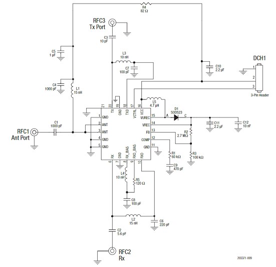 Schematic - Skyworks Solutions Inc. SKY12242 Evaluation Board