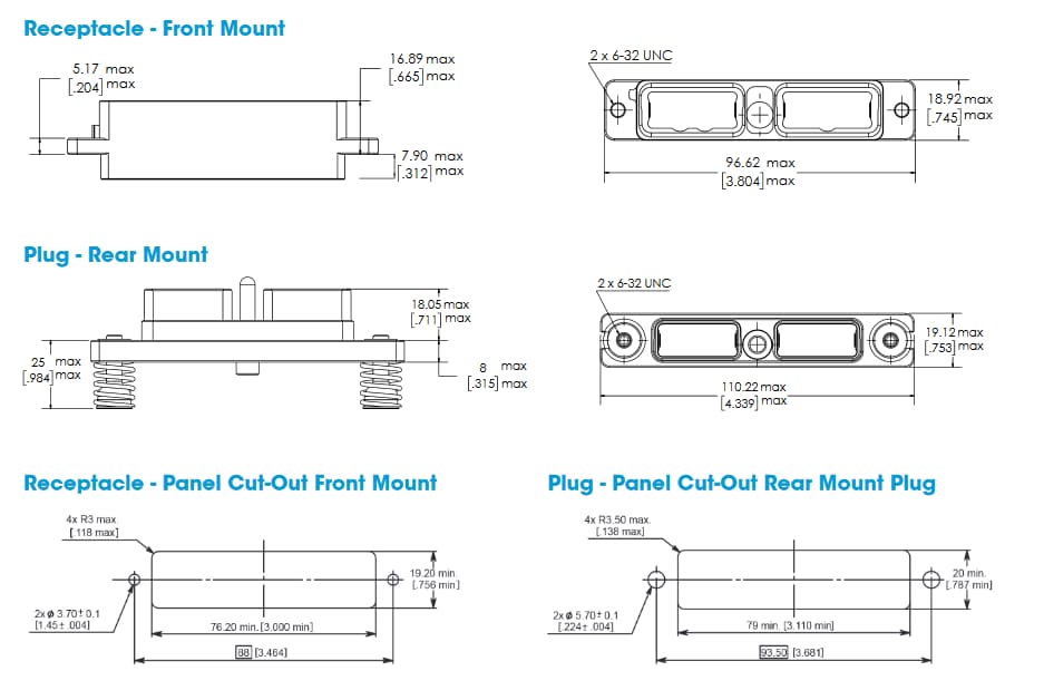 Mechanical Drawing - Panasonic Electronic Components EEU-FK Series Aluminum Electrolytic Capacitors