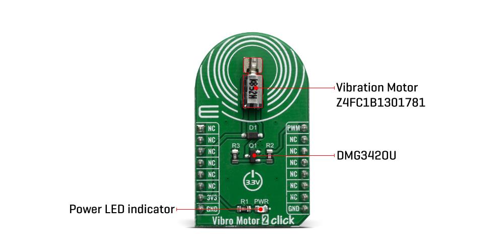 Mikroe Vibro Motor 2 Click