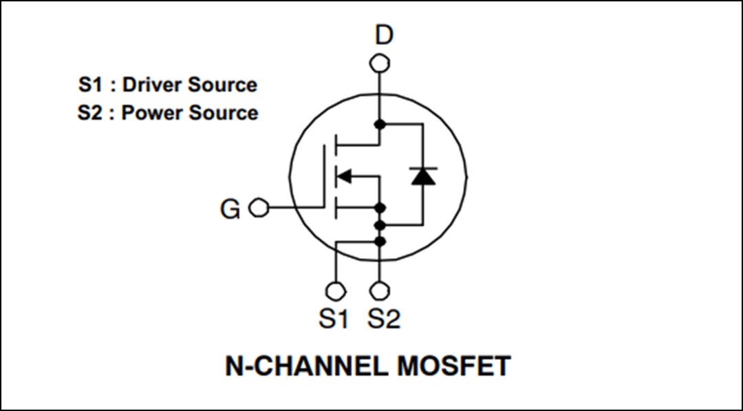 Schematic - onsemi FCMT360N65S3 SUPERFET® III Easy-Drive Power MOSFET