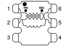 Schematic - MACOM MABA-011108 Transmission Line Balun