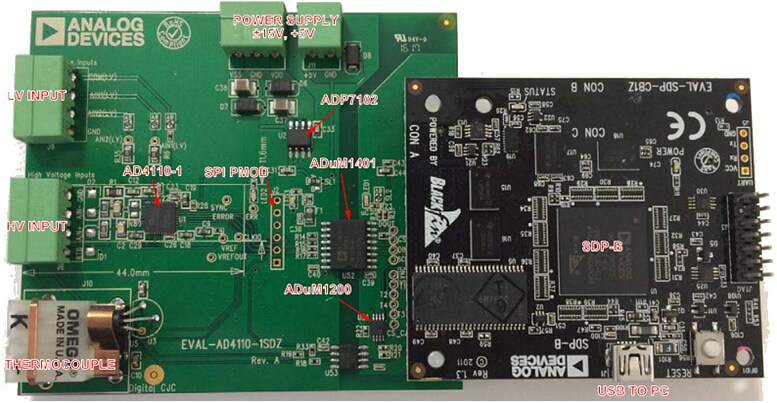 Location Circuit - Analog Devices Inc. EVAL-AD4110-1SDZ Evaluation Board