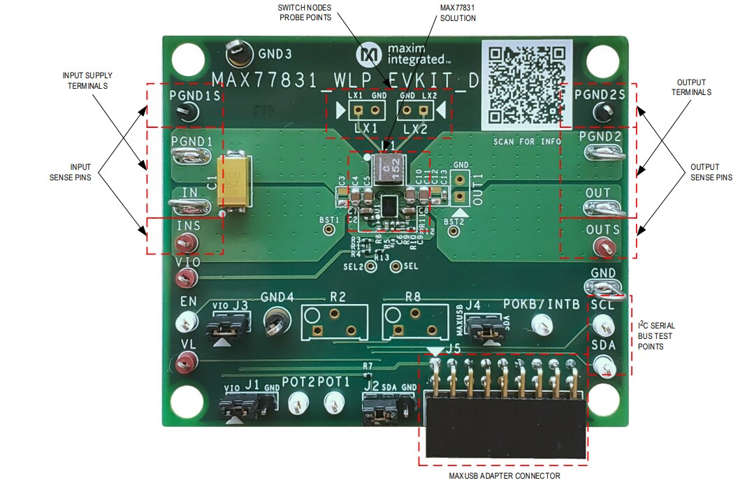 Analog Devices Inc. MAX77831WEVKIT Evaluation Kit