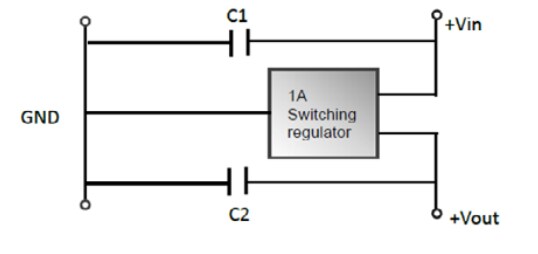 Application Circuit Diagram - Eaton Electronics EPM78 Non-Isolated DC-DC Converters