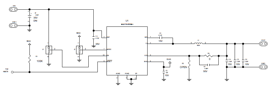 Schematic - Analog Devices Inc. MAX77597 Evaluation Kit