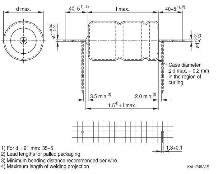 EPCOS / TDK B41689 & B41789 High Ripple Current Aluminum Caps