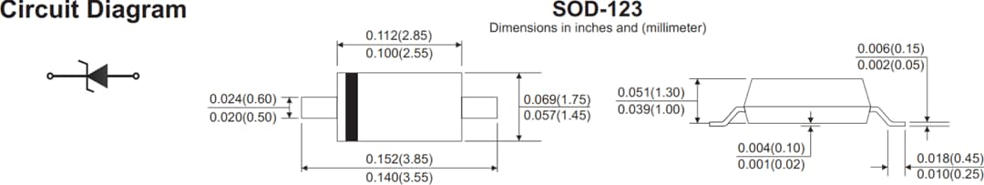 Comchip Technology MMSZ52xB-HF Zener Diodes
