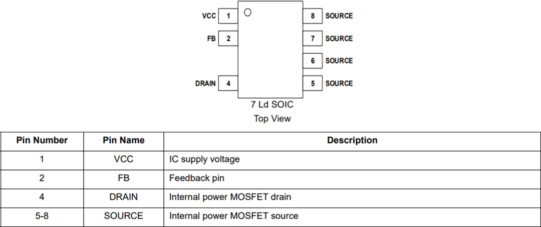 Renesas Electronics RAA223021 700V Non-Isolated AC-DC Buck Regulator