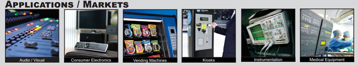 Chart - E-Switch TL2233 Pushbutton Switches