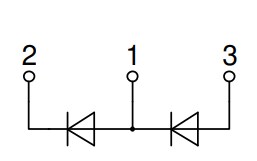Block Diagram - IXYS MDNA50P2200TG High-Voltage Rectifier Modules