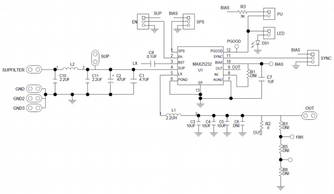 Analog Devices / Maxim Integrated MAX25232 Evaluation Kit