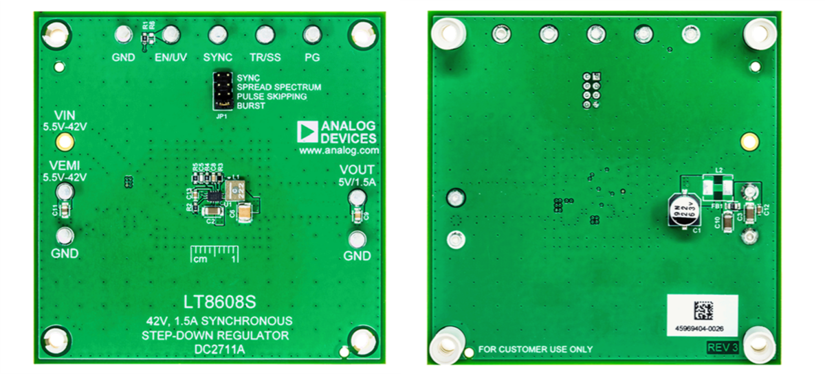Analog Devices Inc. DC2711A Demo Board for LT8608S