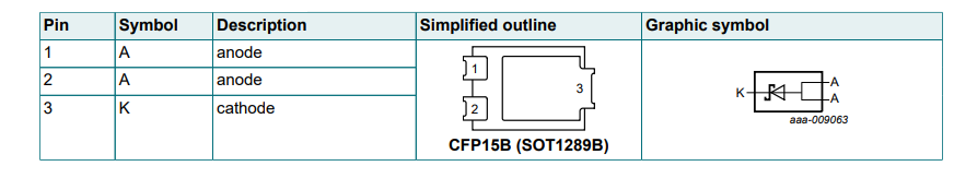 Application Circuit Diagram - Nexperia PMEG050V030x/-Q Schottky Barrier Rectifiers