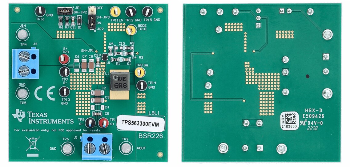 Texas Instruments TPS563300EVM Evaluation Module