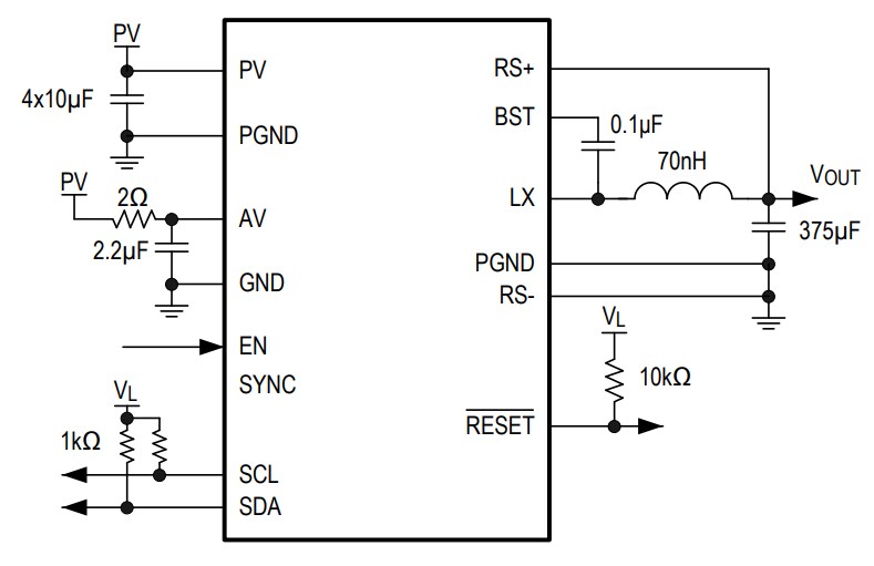 Analog Devices / Maxim Integrated MAX20011G Automotive Step-Down Converter