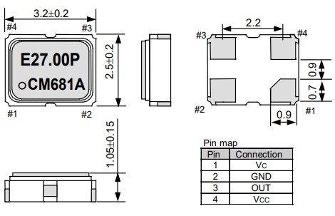 Epson Timing VG-4231CE Voltage-Controlled Crystal Oscillators