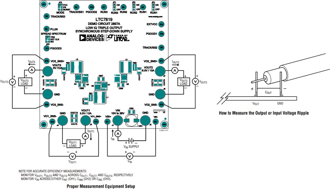 Mechanical Drawing - Analog Devices Inc. LTC7819 Demonstration Board (DC2897A)