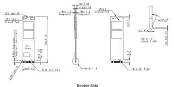 Mechanical Drawing - Apacer Technology Inc. PV910-M280 PCI Express Flash Drives