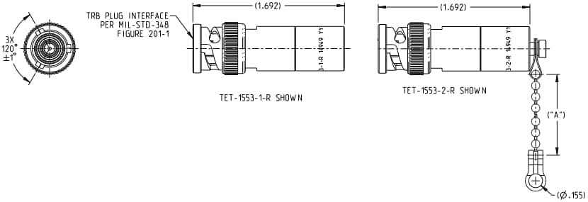 Trompeter / Cinch Connectivity Solutions MIL-STD-1553B Terminators