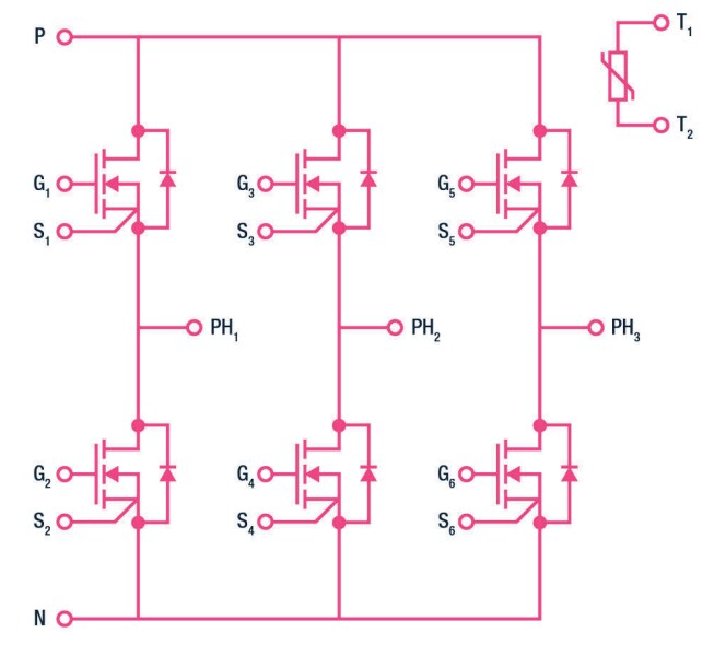 STMicroelectronics M1Px-1LA ACEPACK DMT-32 SiC Power Modules