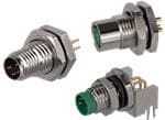 Stewart Connector / Cinch Connectivity Solutions M8 A-Code Circular Metric Connectors