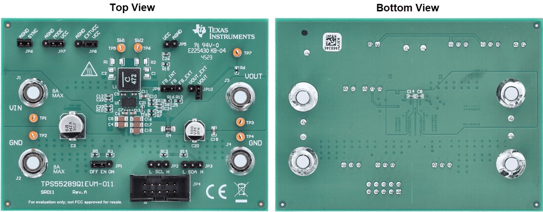 Block Diagram - Texas Instruments TPS55289Q1EVM-011 Converter Evaluation Module