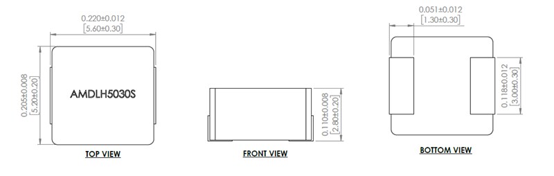 Chart - Abracon AMDLH 5030 Metal Alloy Molded Inductors