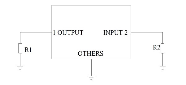 Application Circuit Diagram - Abracon AFII-LW SMD SAW Filters