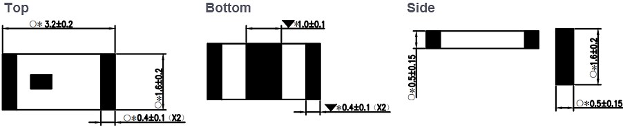 Mechanical Drawing - Taoglas GWLA.15 Ceramic Loop Antenna