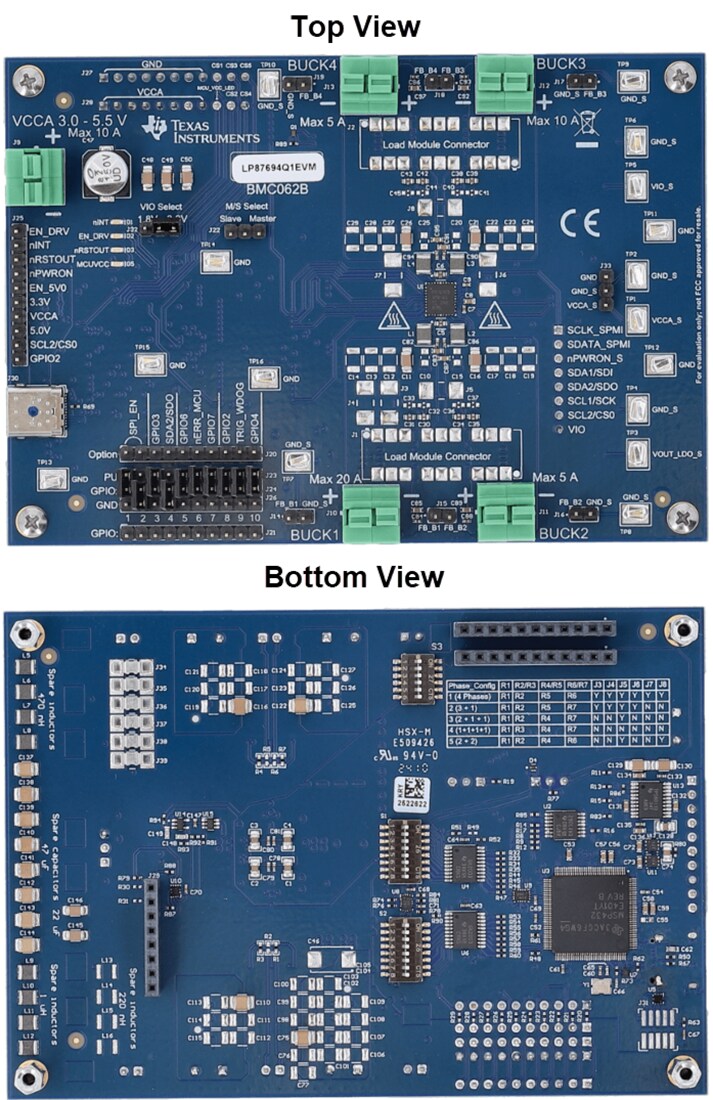 Mechanical Drawing - Texas Instruments LP87694Q1EVM Evaluation Module (EVM)