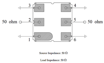 Application Circuit Diagram - Abracon AFII SMD TC-SAW Filters