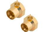Amphenol / SV Microwave Reverse-Mount Thru-Hole RF PCB Connectors