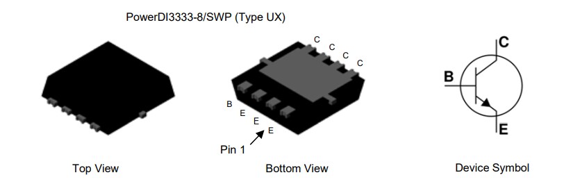 Application Circuit Diagram - Diodes Incorporated DXTP80x PNP Bipolar Transistors