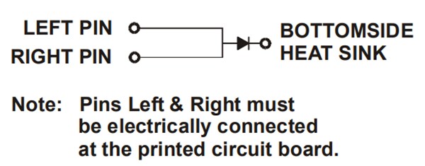 Schematic - Diodes Incorporated DTH1006P5 Glass Passivated Fast Recovery Rectifier