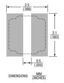 Mechanical Drawing - Bourns SRN2010BTA Semi-Shielded Power Inductors